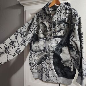 Graphic Gray Performance Jacket